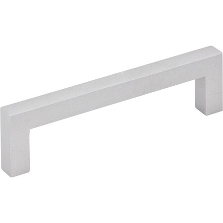 Elements 96 mm Center-to-Center Matte Silver Square Stanton Cabinet Bar Pull 625-96MS